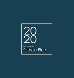 Colour 2020 Classic Blue