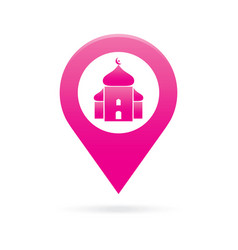 Mosque Surau Map Pointer Icon Marker Gps Location