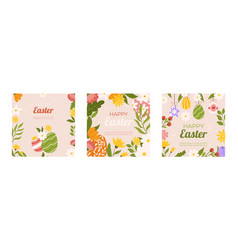 Easter Collection Of Square Social Media Post