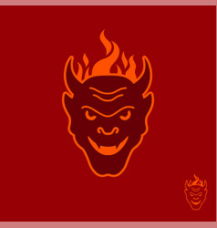 Devil Icon Muzzle Fire Hell Symbol