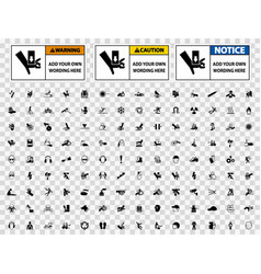 Symbol Safety Sign Cautionwarningnotice Lable