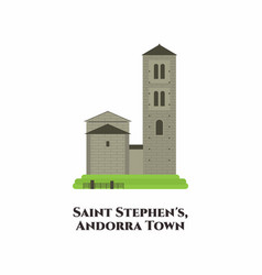 Saint Stephen Church In Andorra La Vella A Very