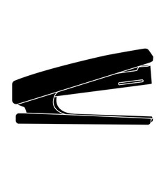 Isolated Silhouette Of Stapler Office Supply Icon