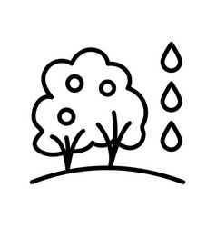 Farm Garden Drip Irrigation System Icon