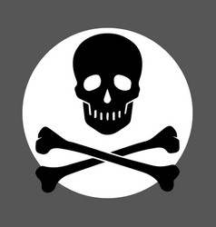 Jolly Roger As Sticker Print Or Single Pattern