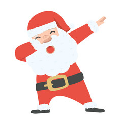 Santa Claus Dabbing Dance Cartoon