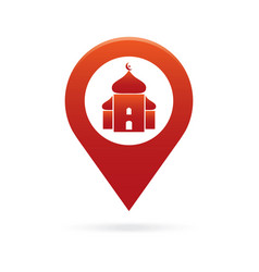 Mosque Surau Map Pointer Icon Marker Gps Location