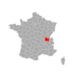 Map Of Ain In France