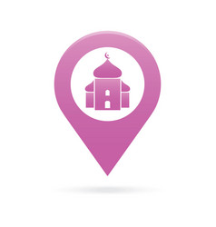 Mosque Surau Map Pointer Icon Marker Gps Location