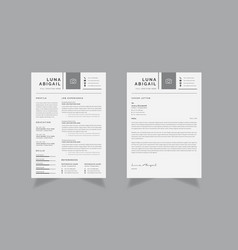 Clean Resume Layout Cv Design