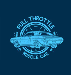 Full Throttle Muscle Car