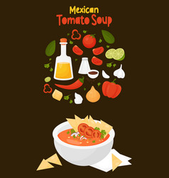 Mexican Tomato Soup Recipe With Filling Ingredient