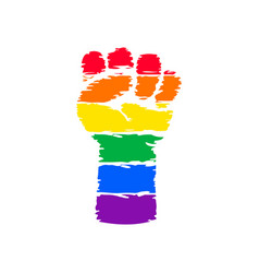 Rainbow Hearts Lgbtq Symbol For Celebrating