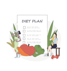 Women With Diet Plan Simple