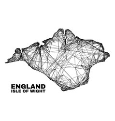 Net Irregular Mesh Isle Of Wight Map