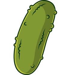 Cartoon Pickle Cucumber