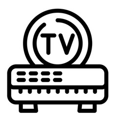 Modern Tv Box Icon Outline Home Remote