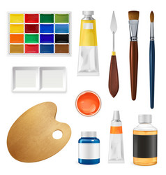 Painter Tools Realistic Set