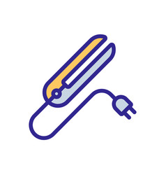 Electric Hair Tongs Icon Outline