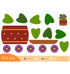 Education Paper Game For Children Viola Plant