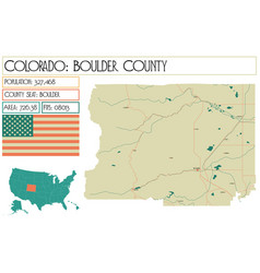 Large And Detailed Map Of Boulder County In