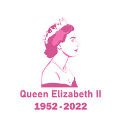 Queen Elizabeth Young Portrait Pink 1952 2022