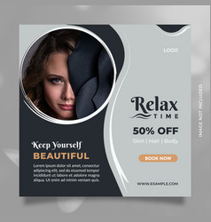 Beauty Care Promotion Design For Social Media Post