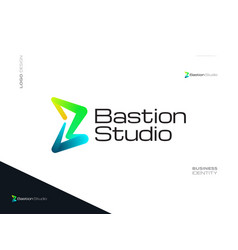 Futuristic And Colorful Letter B Logo Design