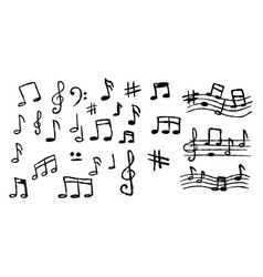 Music Note Sketch Style