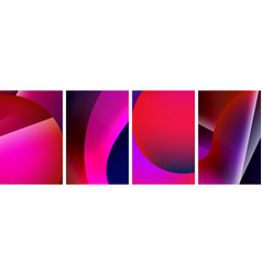 Liquid Abstract Shapes With Gradient Colors