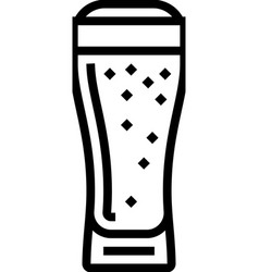 India Pale Ale Beer Glass Line Icon