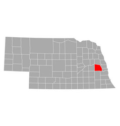 Map Saunders In Nebraska