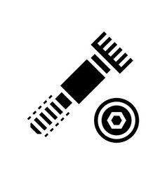 Shoulder Screw Glyph Icon