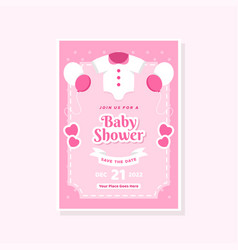 Baby Invitation Card Design Background