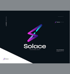 Futuristic And Colorful Letter S Logo Design