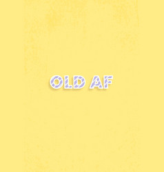 Old Af Stripe Block Letter Typography Font