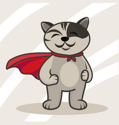 Cat In Superhero Cloak