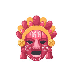 Maya Female Mask Composition