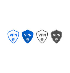 Vpn Icon Virtual Private Network Icon Set