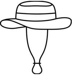 Boonie Hat Cap Line Icon