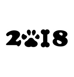 Chinese Calendar For New Year Dog 2018 Paw