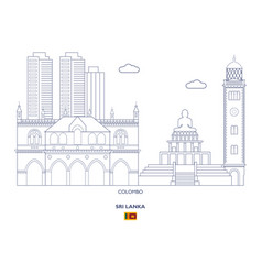 Colombo City Skyline