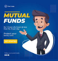 Mutual Funds Banner Design Template