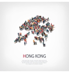 People Map Country Hong Kong