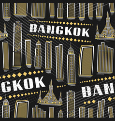 Bangkok Seamless Pattern