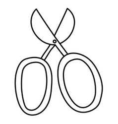 Simple Garden Shears Drawn