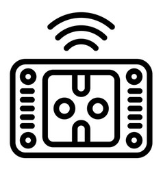 Smart Socket Icon Outline Home Tv