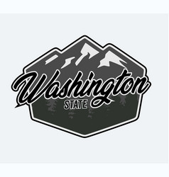 Washington State With Mountain Views