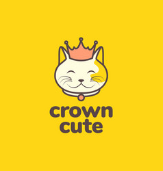 Animal Pets Cat Crown King Kingdom Mascot Cute