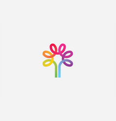 Colorful Tree Logo